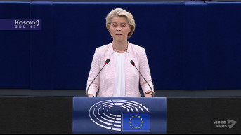 Ursula fon der Lajen u Evropskom parlamentu Ursula fon der Lajen u Evropskom parlamentu