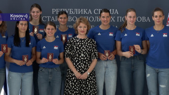 Ženskoj odbojkaškoj reprezentaciji Srbije uručeni diplomatski pasoši