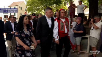 Vjosa Osmani u Hrvatskoj