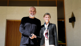 Edi Rama i Nensi Vanhorn
