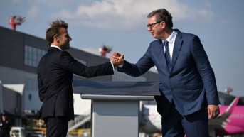 Emanuel Makron i Aleksandar Vučić