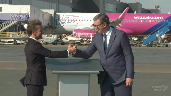Emanuel Makron i Aleksandar Vučić