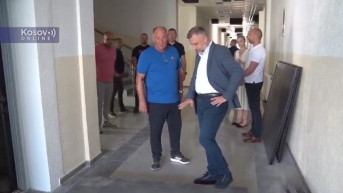 Dalibor Jevtic obišao radove u bolnici u Donjoj Bitinji