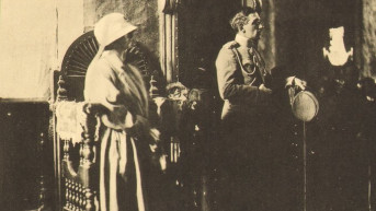 Kralj Aleksandar u manastiru Visoki Decani