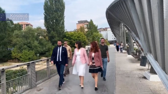 Krasnići i Rizvanoli na mostu na Ibru
