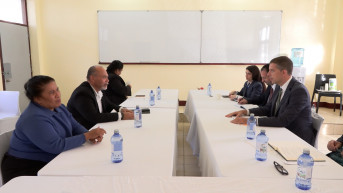 Ministar spoljnih poslova Srbije Marko Đurić sastao se sa ministrom spoljnih poslova Republike Nauru Lionelom Aingimeom