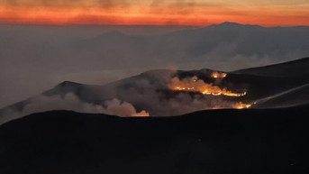 Otežano gašenje požara na planini Galičici, dim se spustio u Ohrid