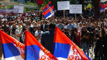 Protest u Mitrovici zbog mosta