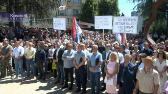 Protest u Severnoj Mitrovici