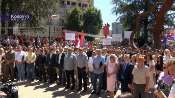 Protest u Severnoj Mitrovici