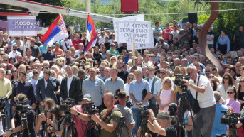 Protest u Severnoj Mitrovici