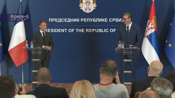 Konferencija za štampu predsednika Francuske Emanuela Makrona i predsednika Srbije Aleksandra Vučića