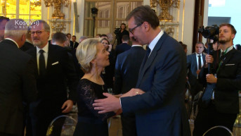 Aleksandar Vučić i Ursula fon der Lajen