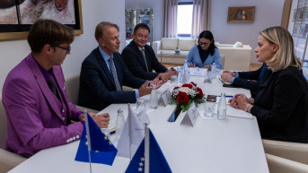 Aivo Orav  sa predsednicom Ustavnog suda Kosova Gresom Caka-Nimani