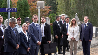 Đurić i Hercog na Jevrejskom groblju