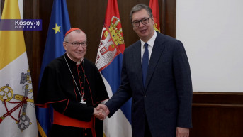 Kardinal Parolini i Vučić Kardinal Parolini i Vučić