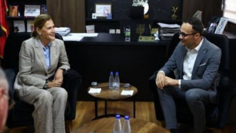 Aljban Hiseni sa ambasadorkom Hrvatske na Kosovu