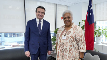 Aljbin Kurti sa premijerkom Samoe Fiame Naomi Mata-afom
