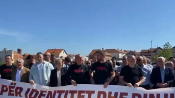 Protest Albanaca u Preševu