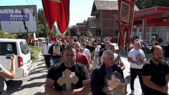 Protest u Zubinom Potoku