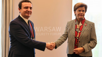 Kurti sa ministarkom spoljnih poslova Letonije