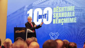 Alji Ahmeti, kampanja protiv 100 dana rada vlade Severne Makedonije