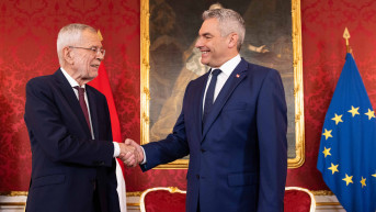 Predsednik Austrije Aleksander van der Belen i lider OVP Karl Nehamer