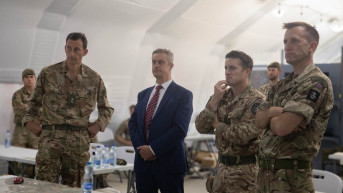 Hargrivs posetio kamp Bondstil, sastao se sa osobljem Strateških rezervnih snaga