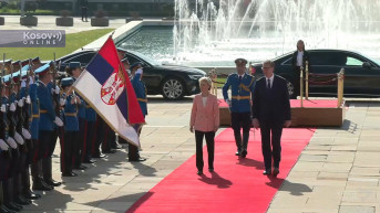 Vučić sa Fon der Lajen Vučić sa Fon der Lajen