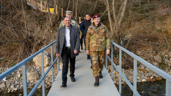 Barduani otvorio pešački most u Zubinom Potoku