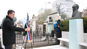 Đurić polaže venac