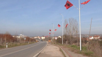 Albanske zastave kod Merdara