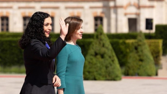 Vjosa Osmani i Maja Sandu