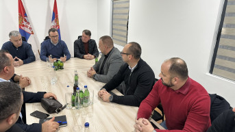 Petar Petković sa Srbima sa KiM