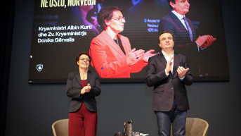 Donika Gervala i Aljbin Kurti