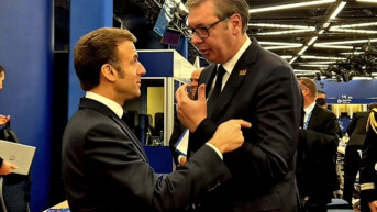 Aleksandar Vučić i Emanuel Makron Aleksandar Vučić i Emanuel Makron