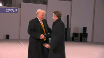 Emanuel Makron i Donald Tramp