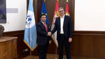 Ahmed Naser Al Raisi i Aleksandar Vučić