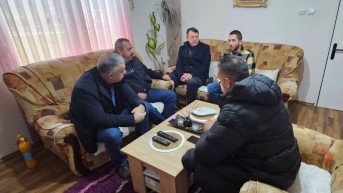 Zlatan Elek u poseti porodici Dimović