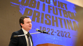 Kurti na svečanosti povodom predstavljanja monografije povodom 100 godina FK Priština