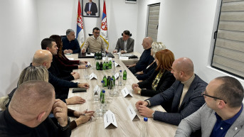 Petar Petkovic sa Srbima sa Kosova