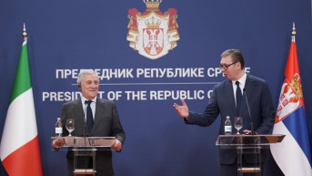 Aleksandar Vucic i Antonio Tajani