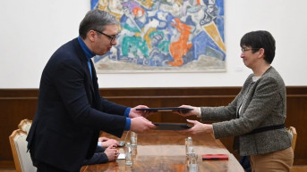 Aleksandar Vučić i Anke Konrad