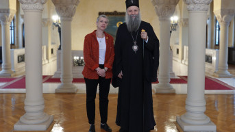 Patrijarh Porfirije sa ambasadorkom Izraela u Srbiji Patrijarh Porfirije sa ambasadorkom Izraela u Srbiji