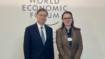 Valdis Dombrovskis sa Julijom Sviridenko