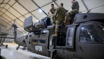 Kfor helikopter Blek Hok