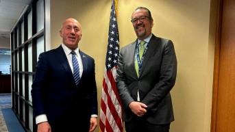 Ramuš Haradinaj i Aleksandar Kasanof