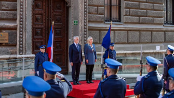 Željka Cvijanović i Petro Pavel