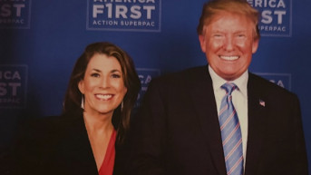Tami Brus i Donald Tramp