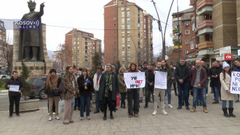Protest 15 minuta tišine u Severnoj Mitrovici